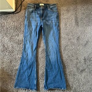 Abercrombie ultra high flare jeans